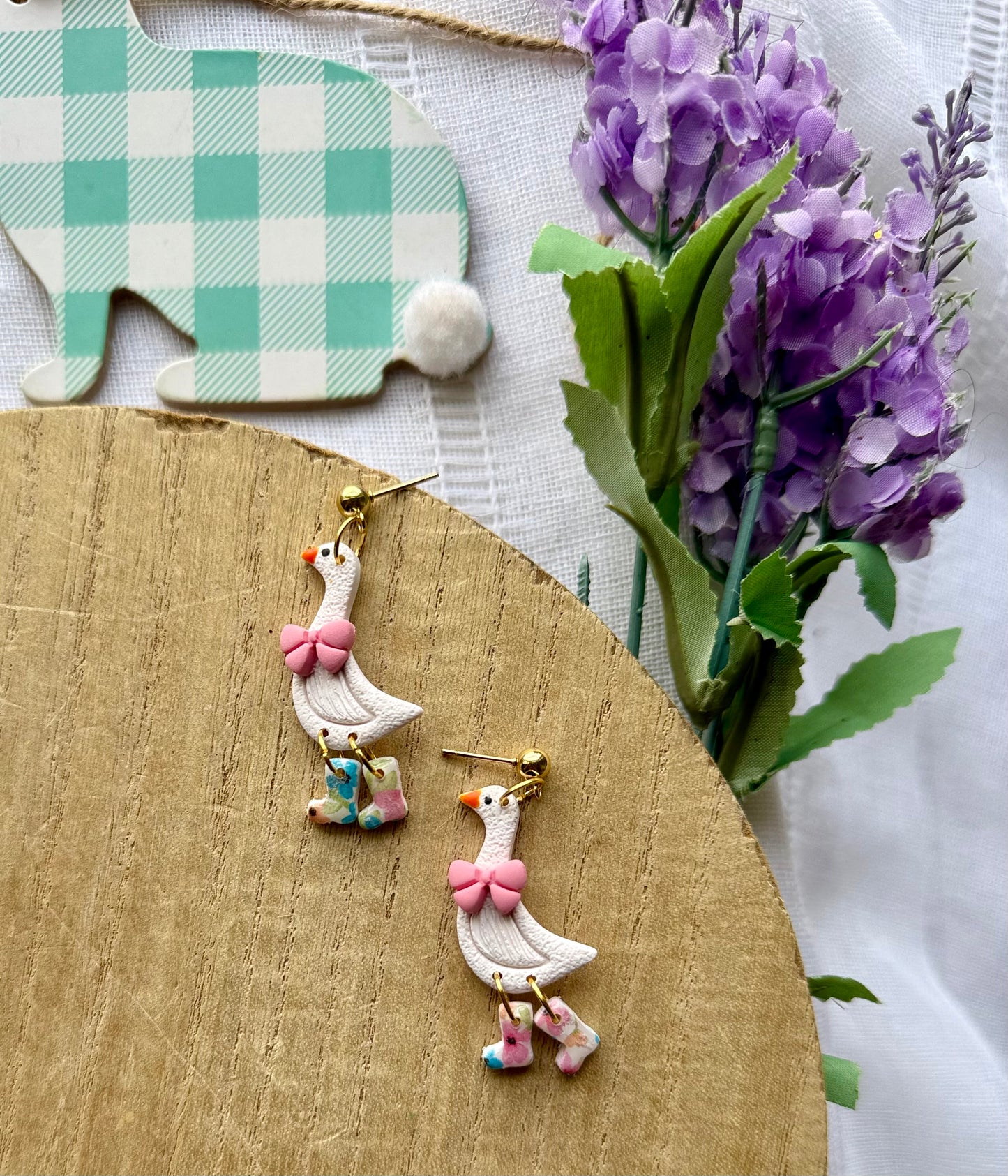 Silly Cutesy Goose Dangles