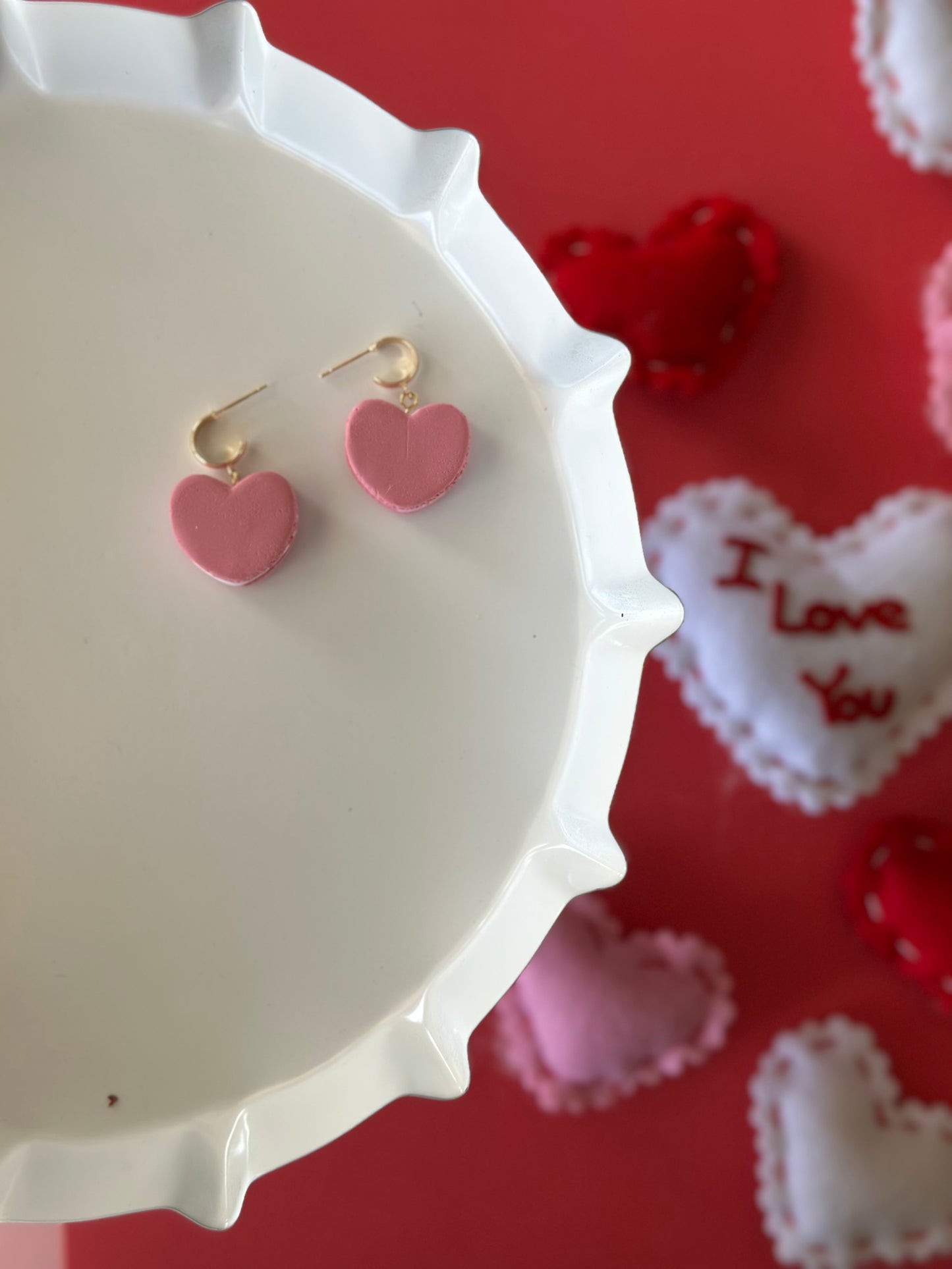 Heart Macaroon Dangles