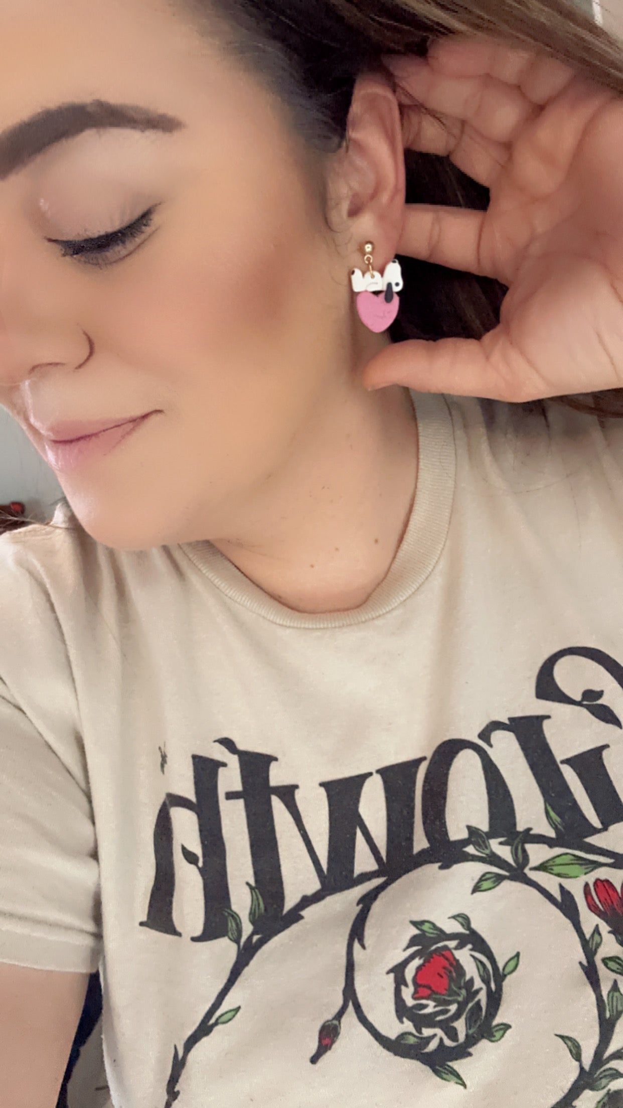 Snoopy Heart Dangles