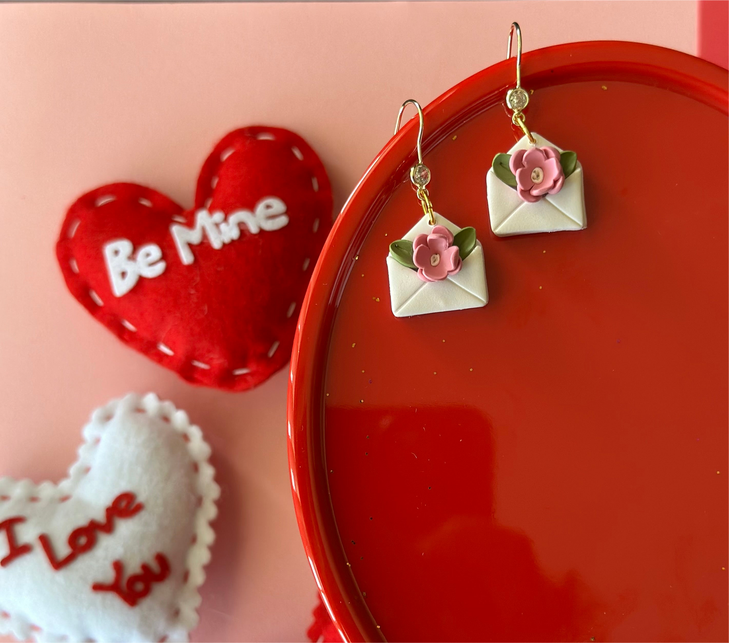 Floral Letter Dangles