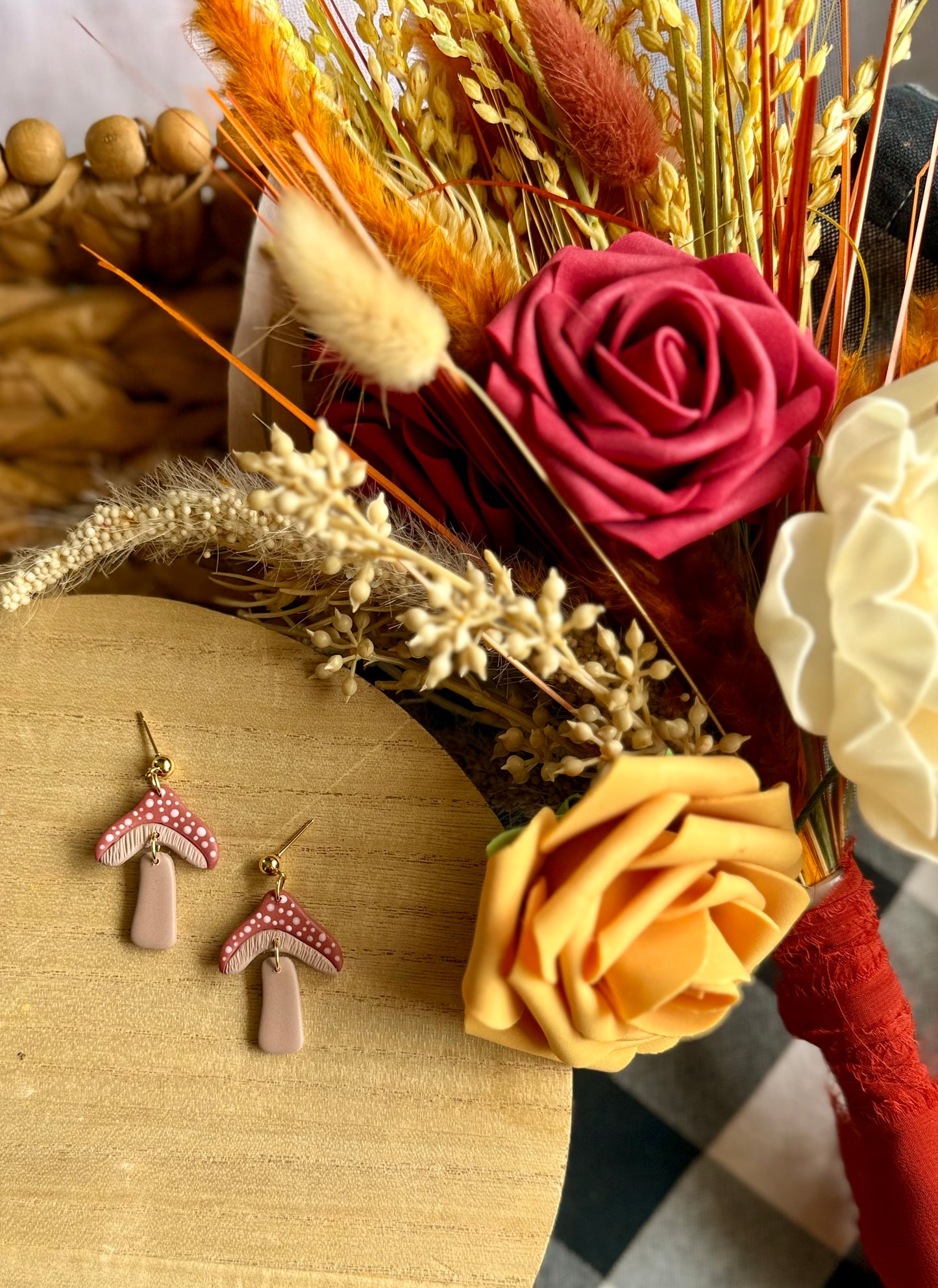 Fall Mushroom Dangles