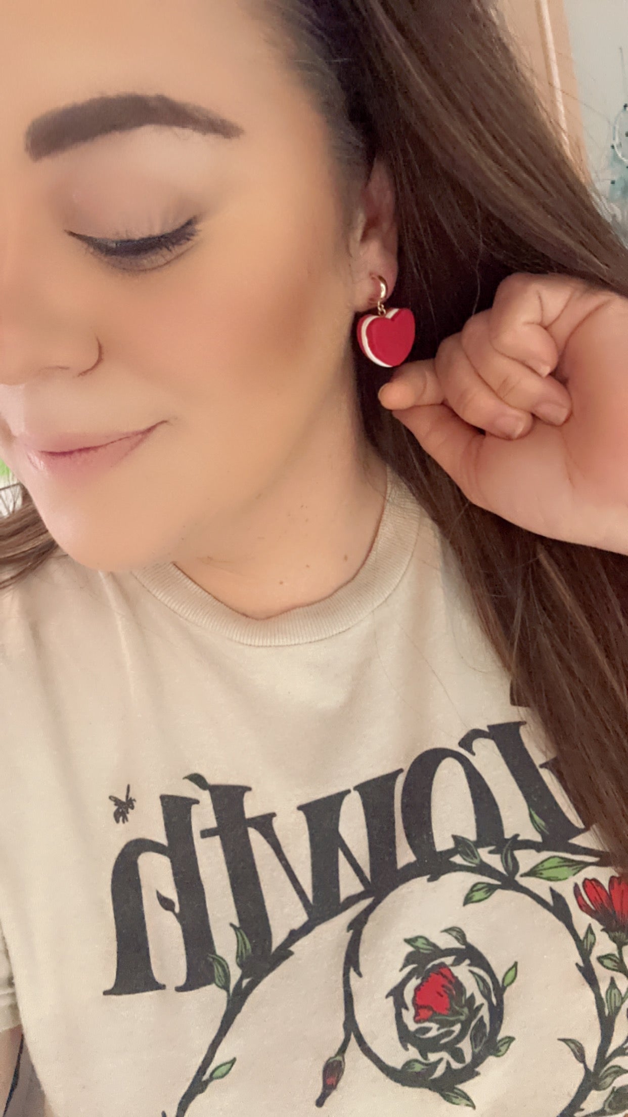 Heart Macaroon Dangles