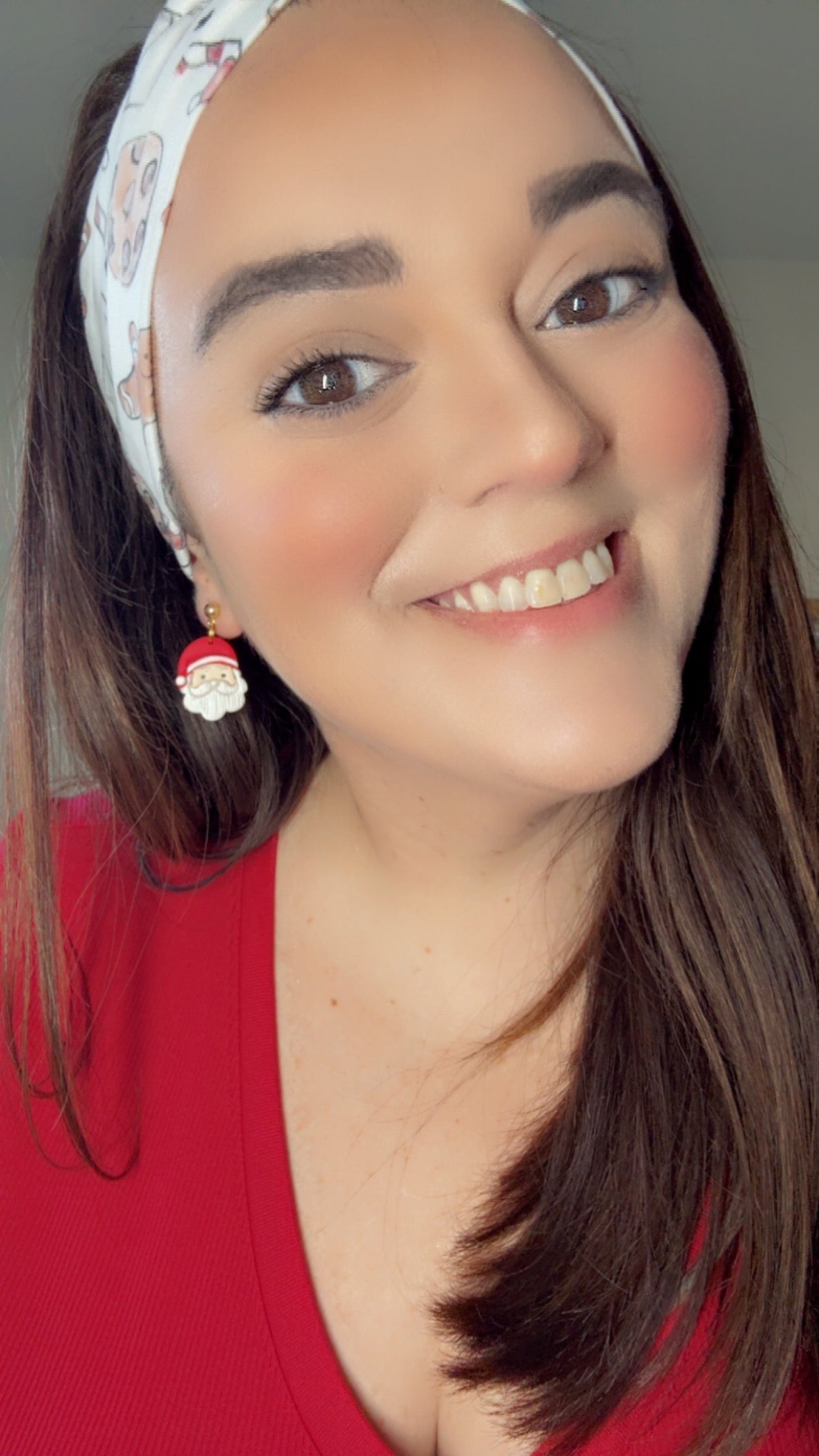 Holly Jolly Santa Dangle