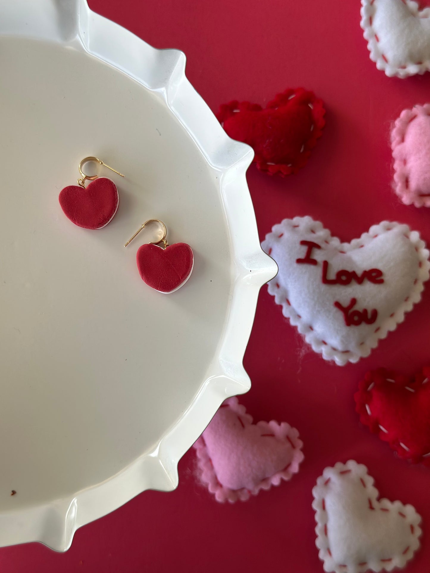 Heart Macaroon Dangles