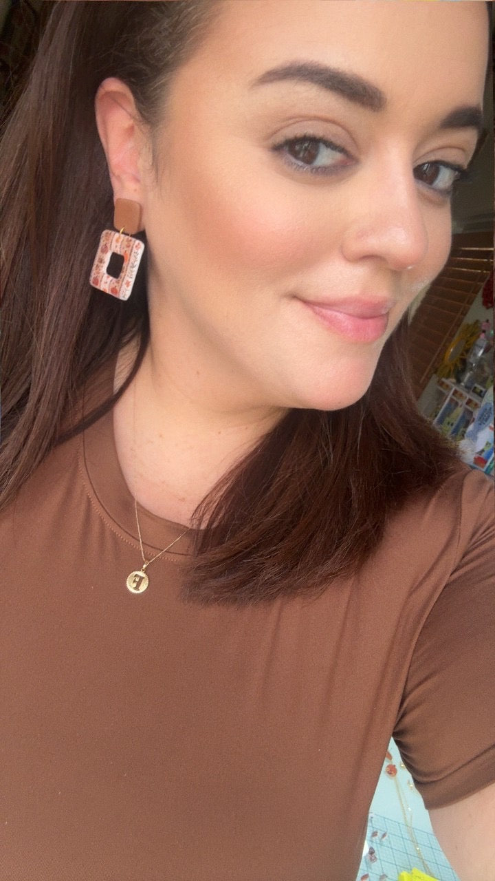 Fall Pattern Square Dangles