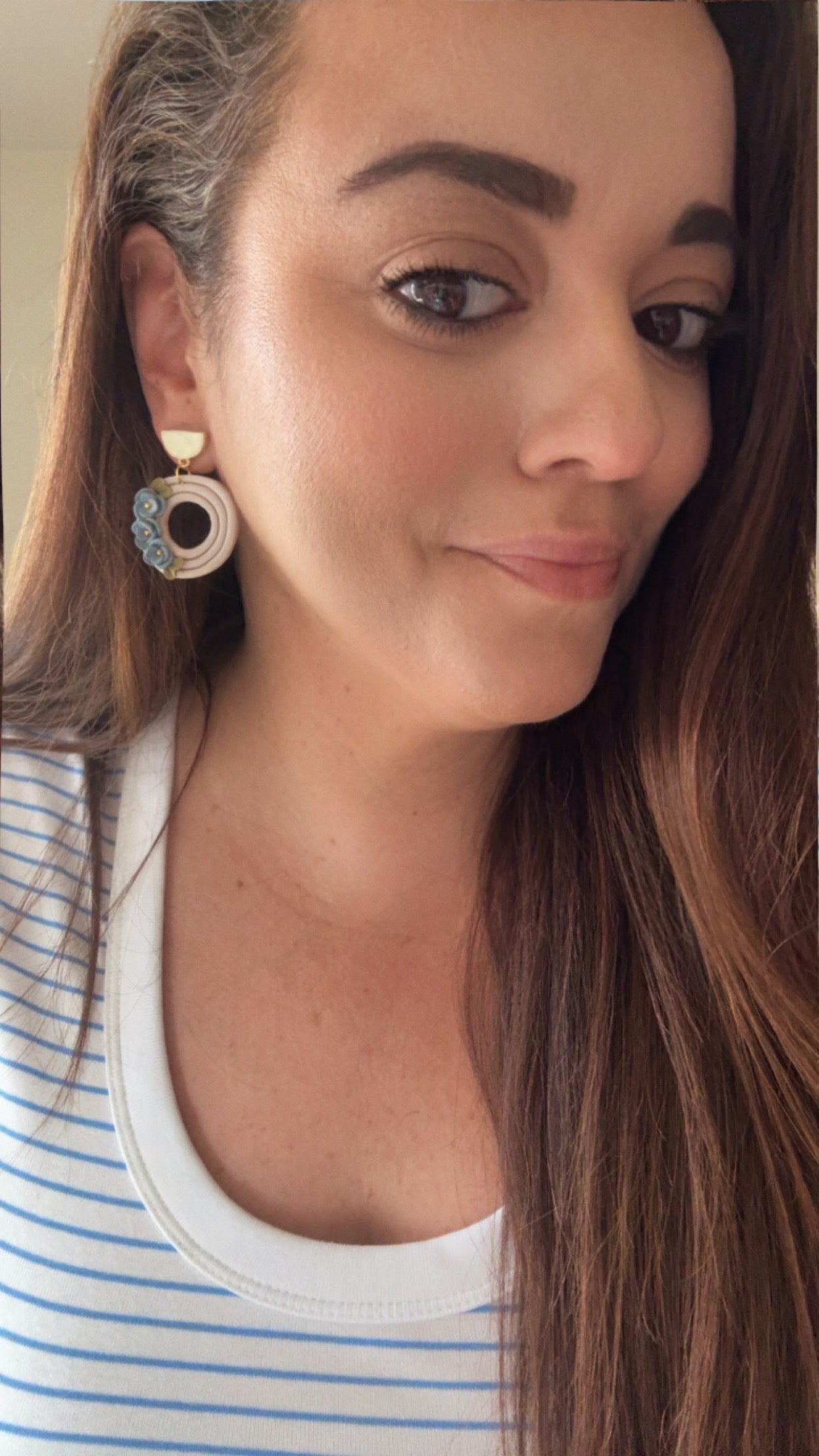 Floral Donut Dangle
