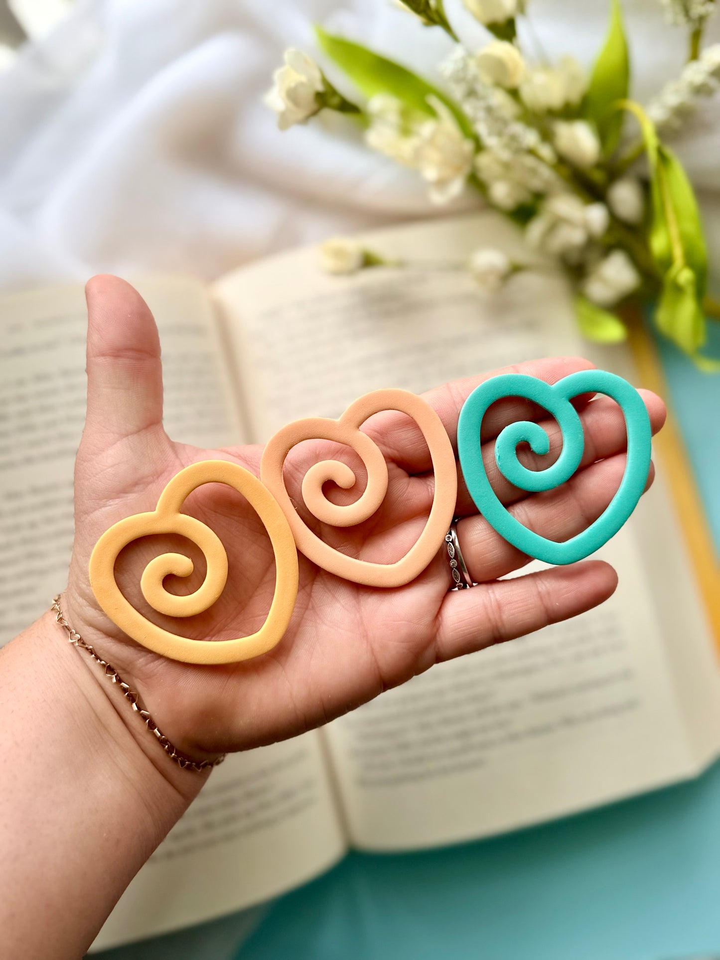 Summertime Heart Bookmarks