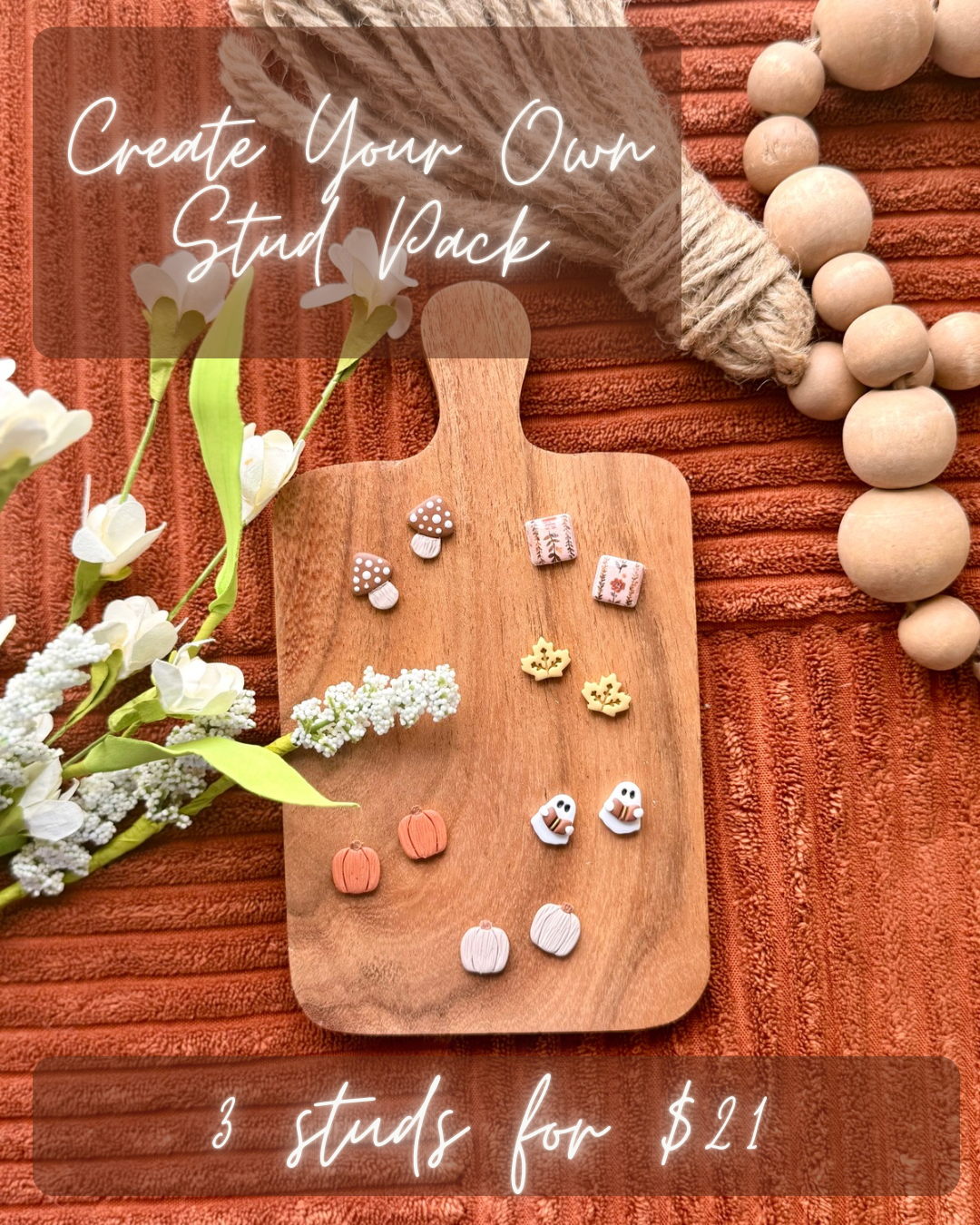 Booked + Cozy Studs