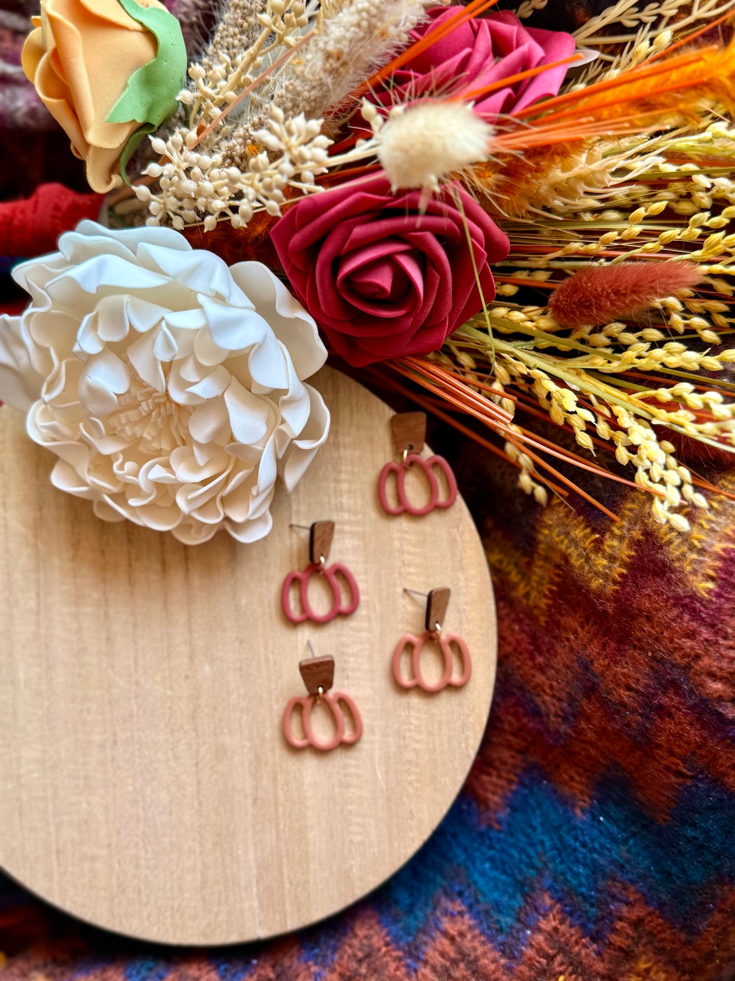 Carved Pumpkin Dangles