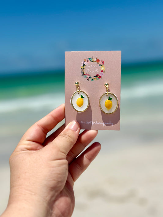 Lemon Frame Dangles