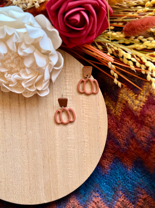 Carved Pumpkin Dangles