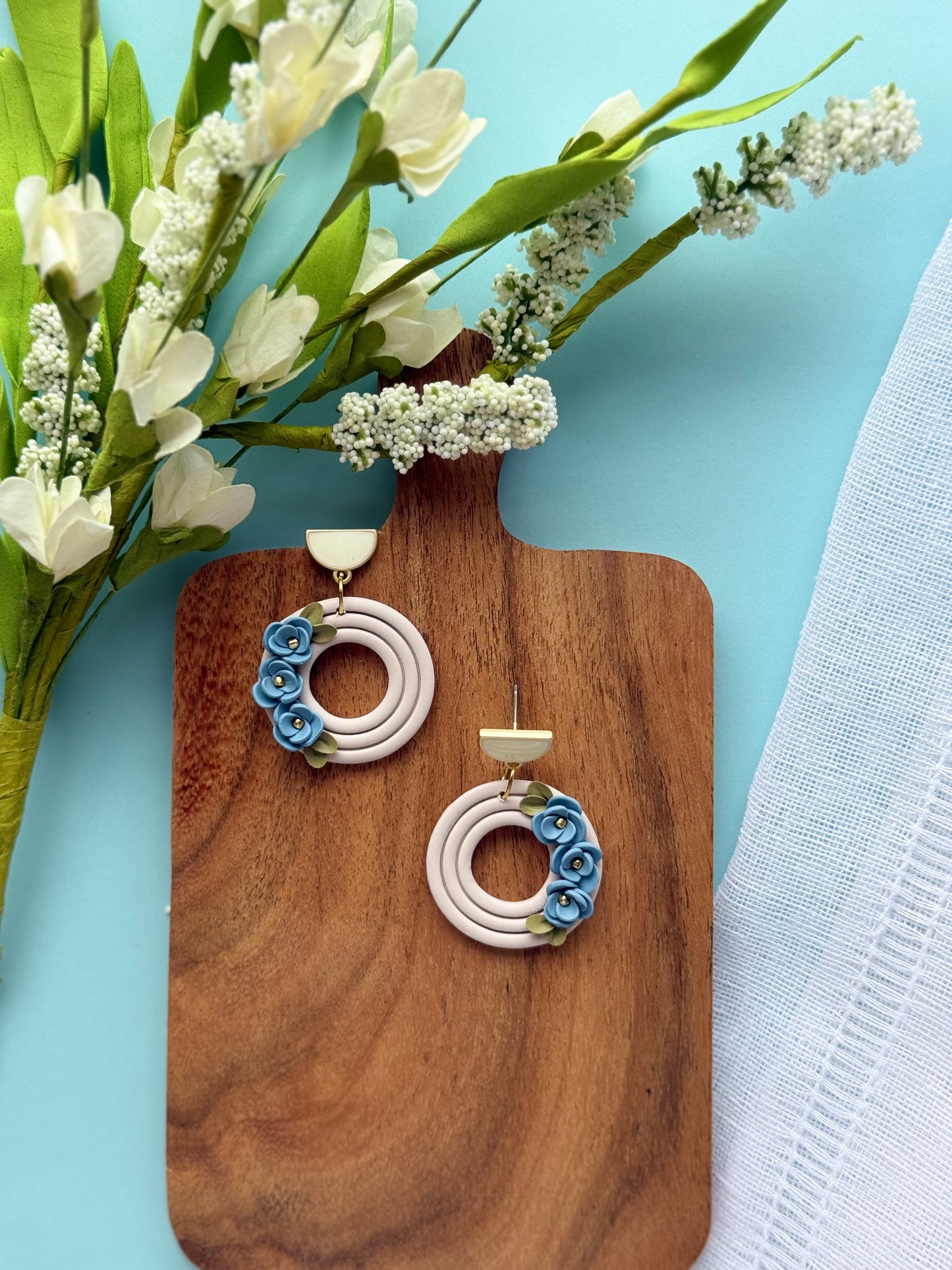 Floral Donut Dangle
