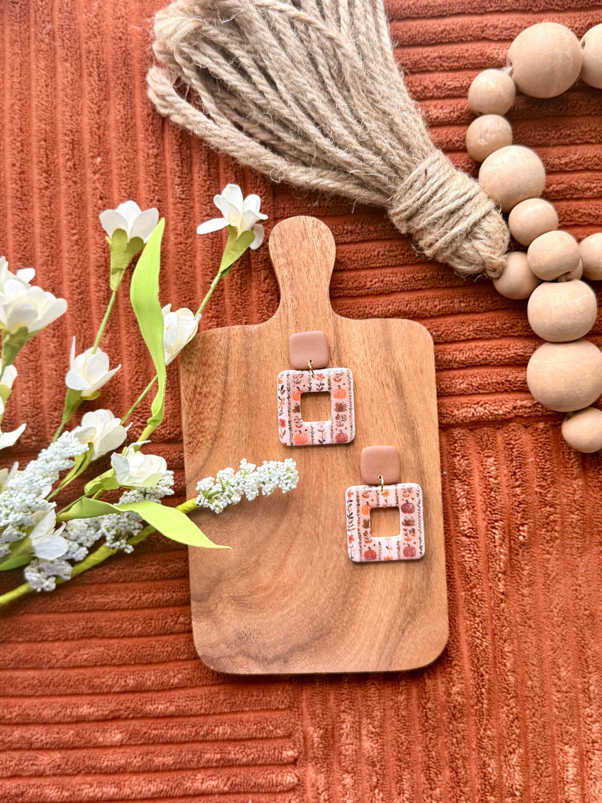 Fall Pattern Square Dangles