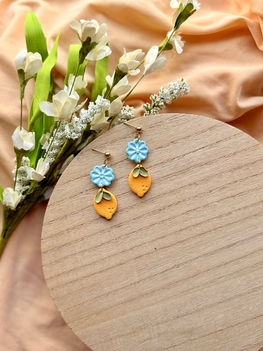 Lemon + Blues Dangle
