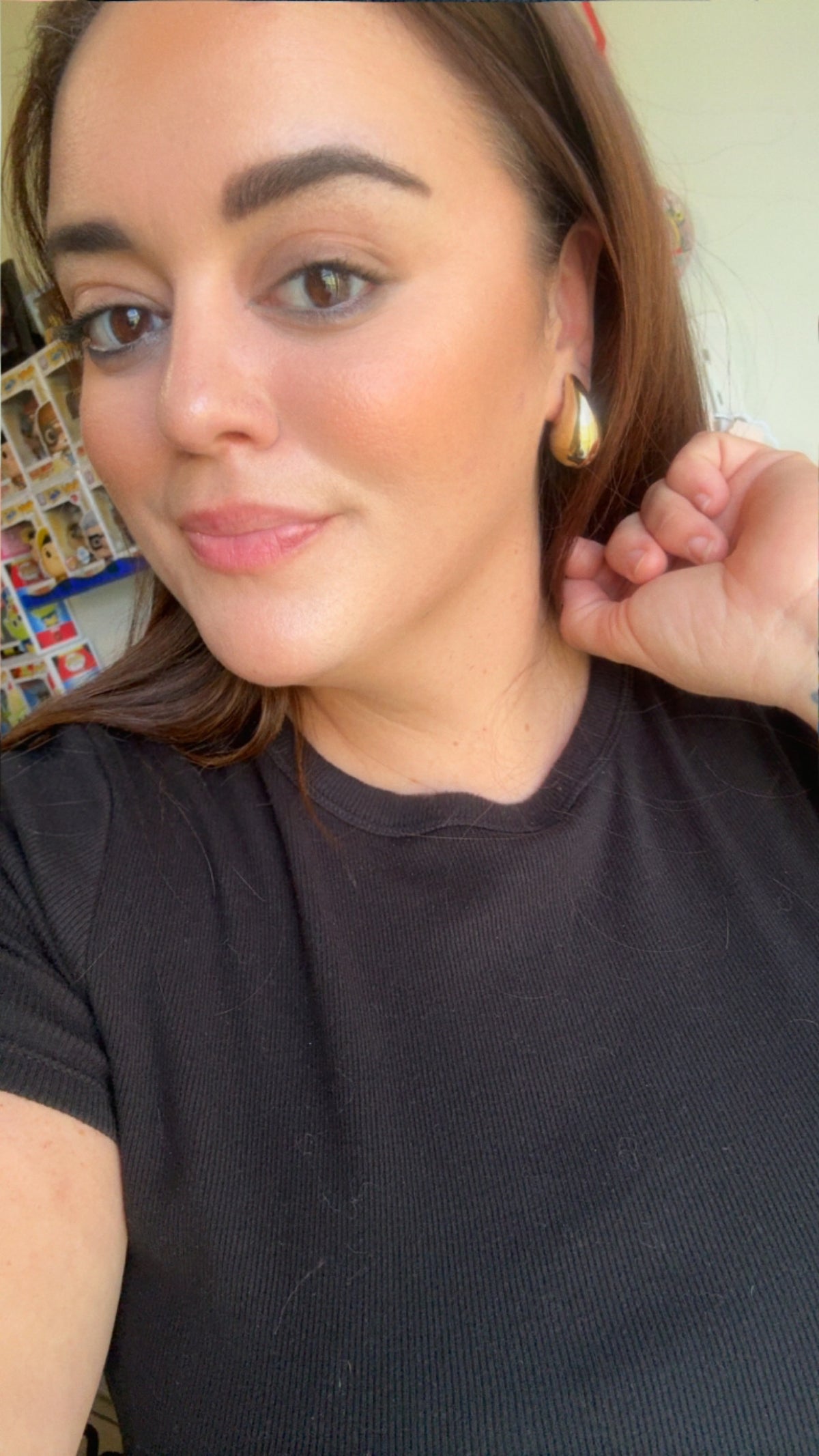 Teardrop Statement Stud
